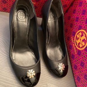 Authentic Tory Burch Wedge Heels size 6US